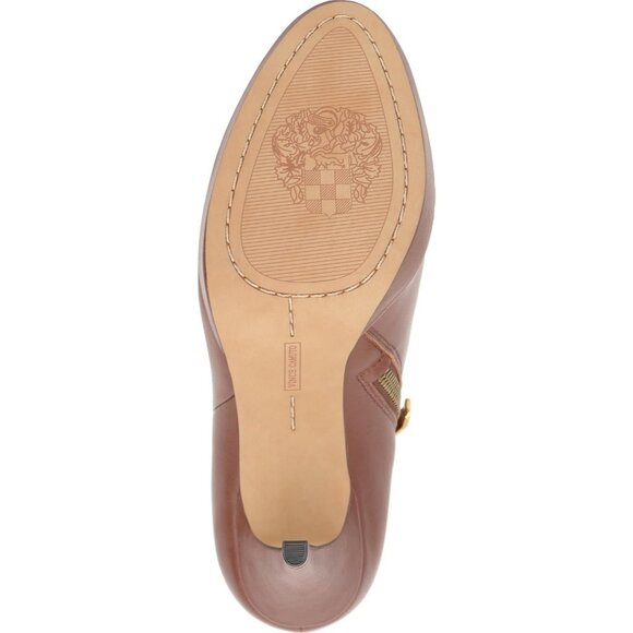 Vince Camuto Women's Chocolate Closed Pointed Toe High Heel Elvin Bootie - Picture 4 of 8